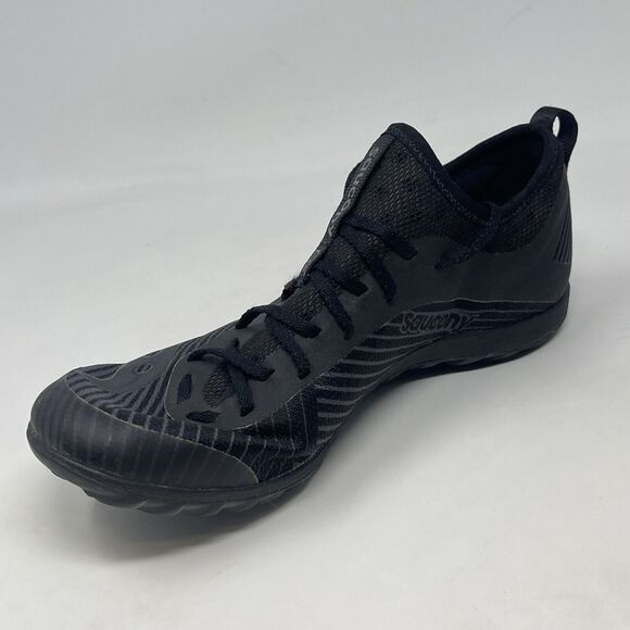 Saucony Havok XC Shoes Mens 7 Black Mesh Lightweight Running Spikeless Sneakers - Picture 7 of 16